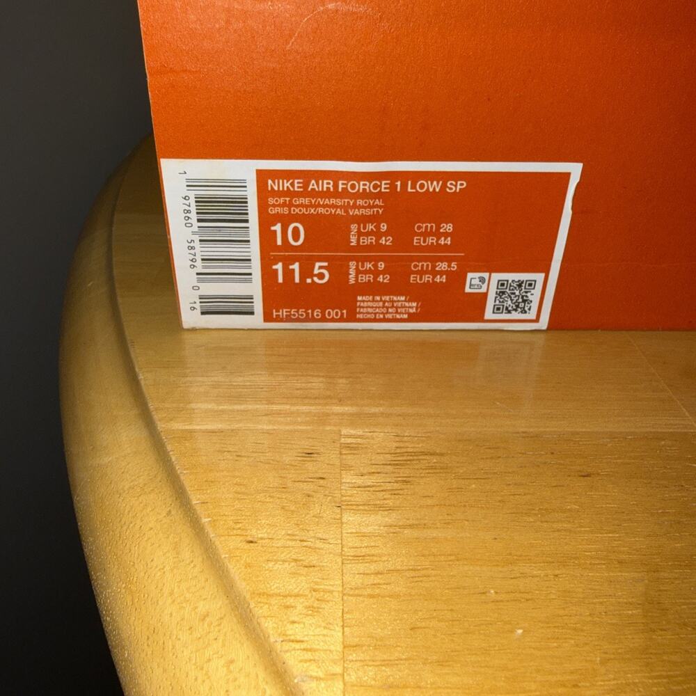 Size 10 - Stash x Nike Air Force 1 SP 2024 Low Blue - Picture 8 of 9